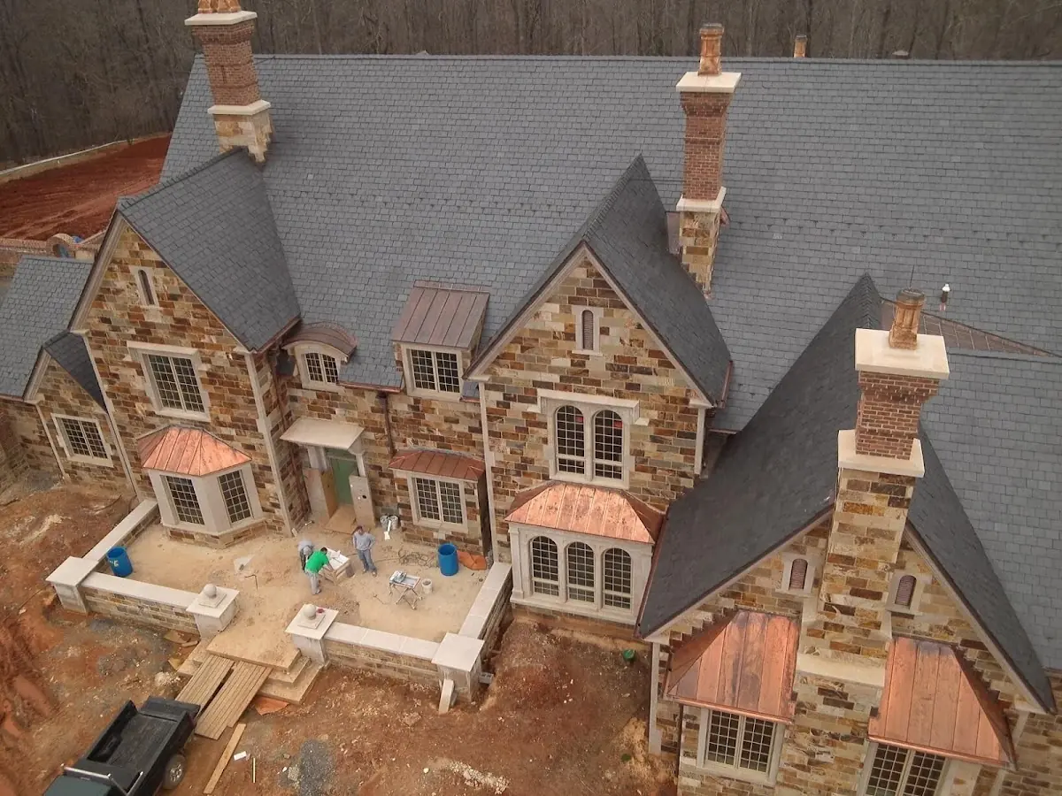 Craftsman Roofing Slate Roof Repair project in Plumb Point